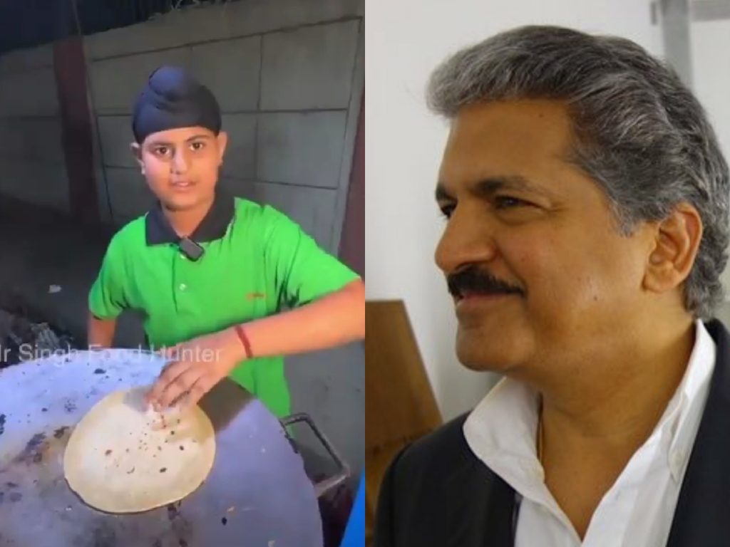 Anand Mahindra helps the viral egg roll selling boy jaspreet